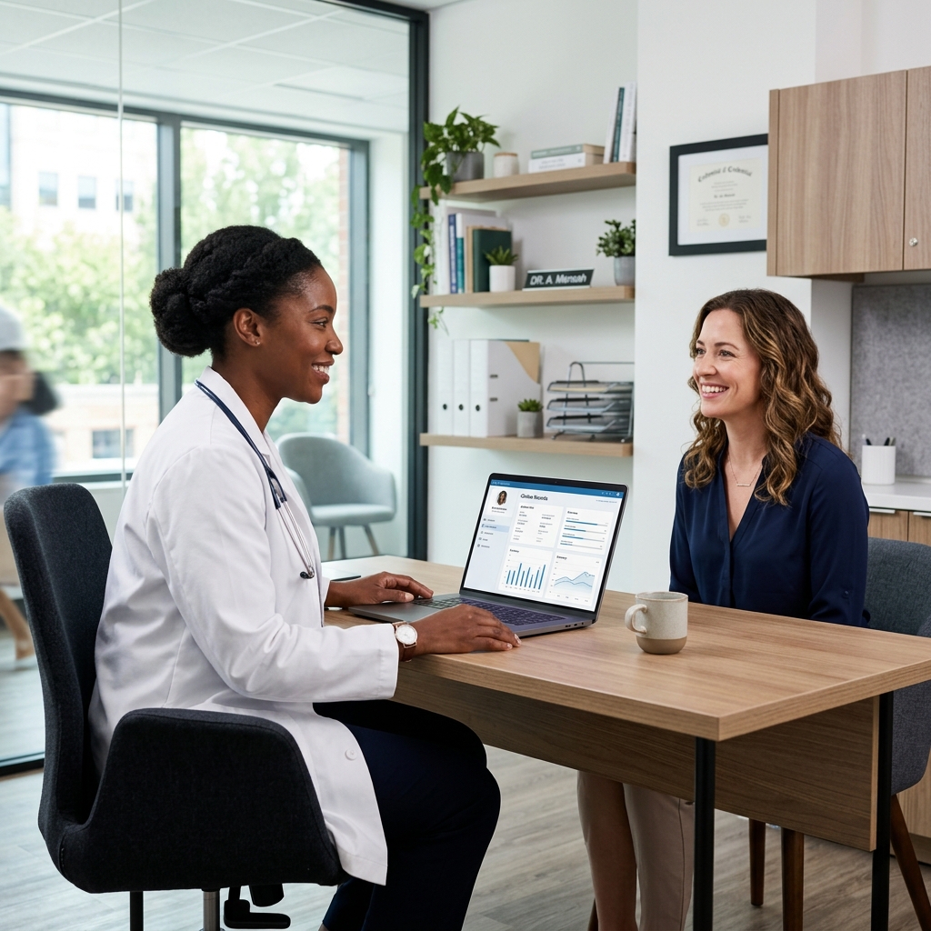 Clinical Consultation Scene